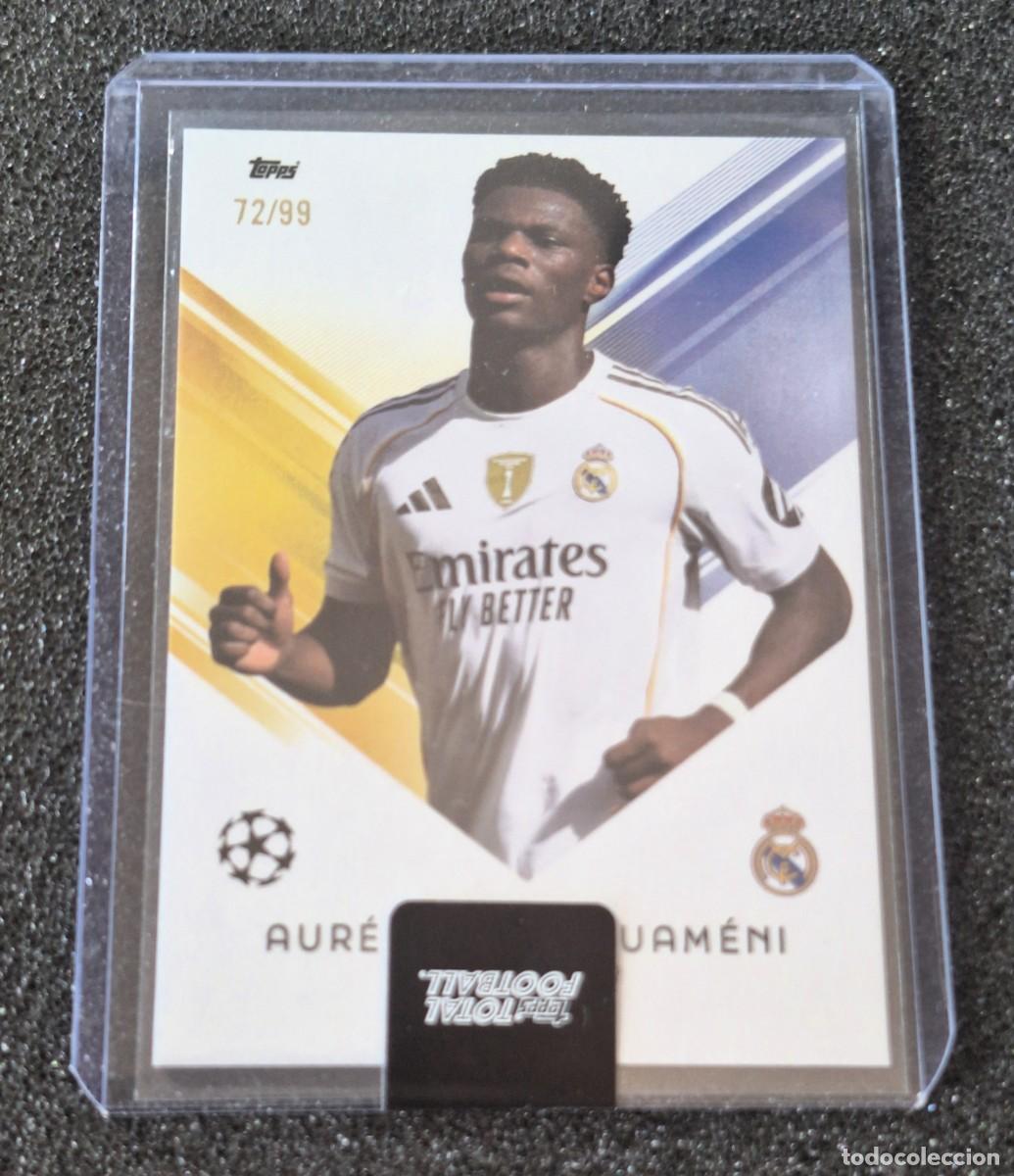 Cromos de F&uacute;tbol: Aurelien Tchouameni Real Madrid Topps Total Football 72/99