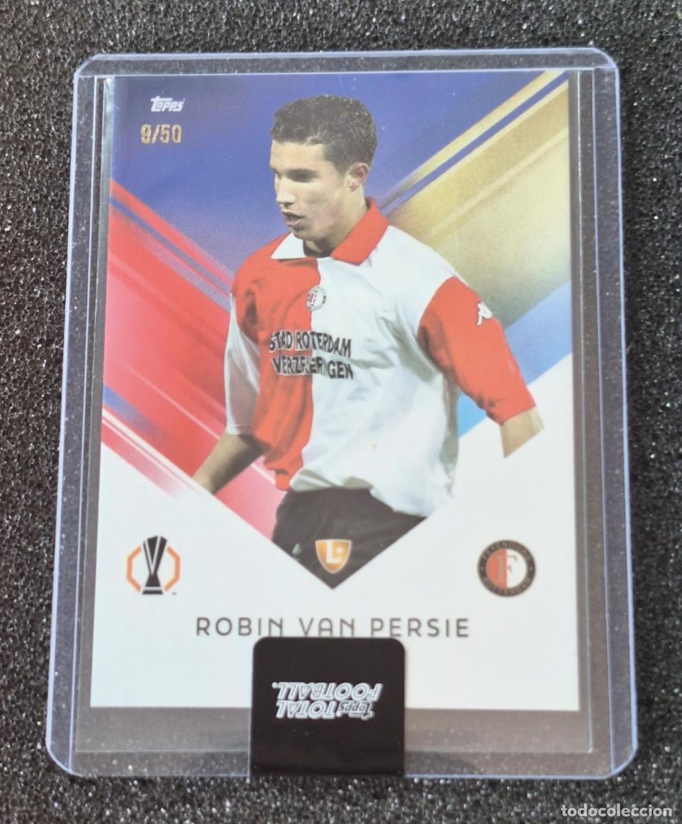Cromos de F&uacute;tbol: Robin Van Persie Feyenoord Topps Total Football 9/50 Blue