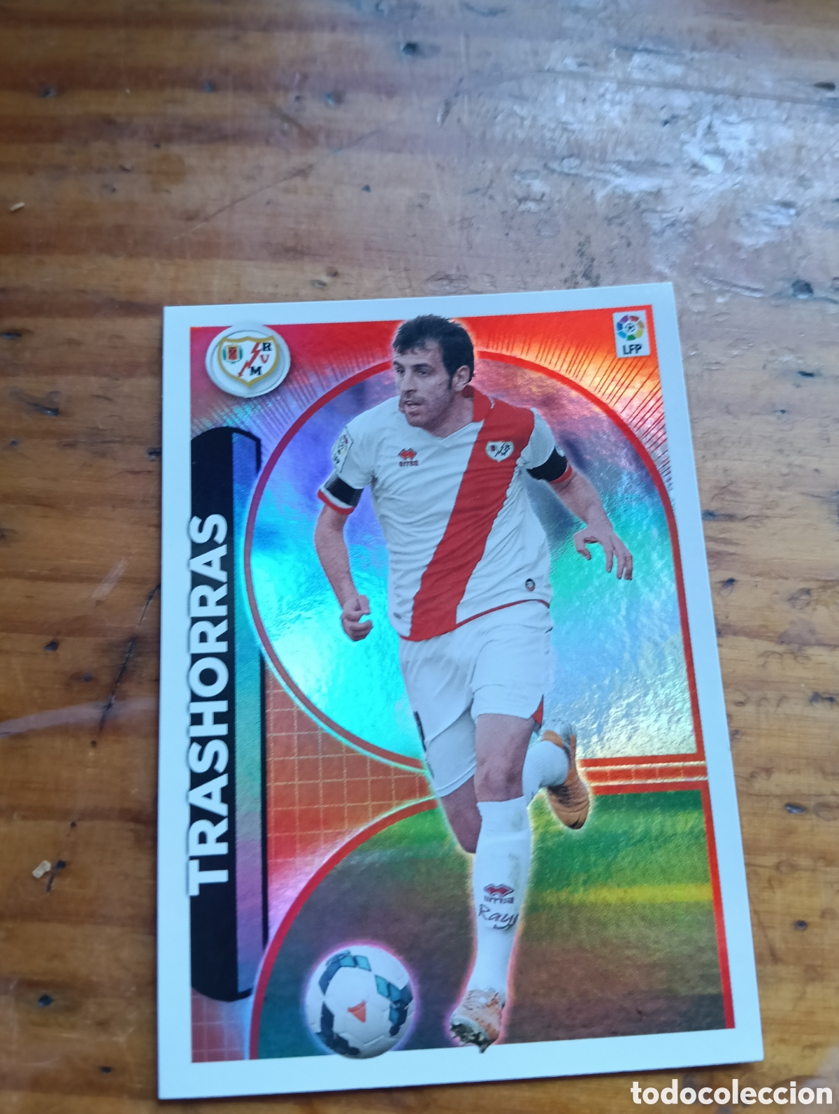 Cromos de F&uacute;tbol: Cromo N&deg; 25 Trashorras (Rayo Vallecano) Laliga Este 2014-15 Panini