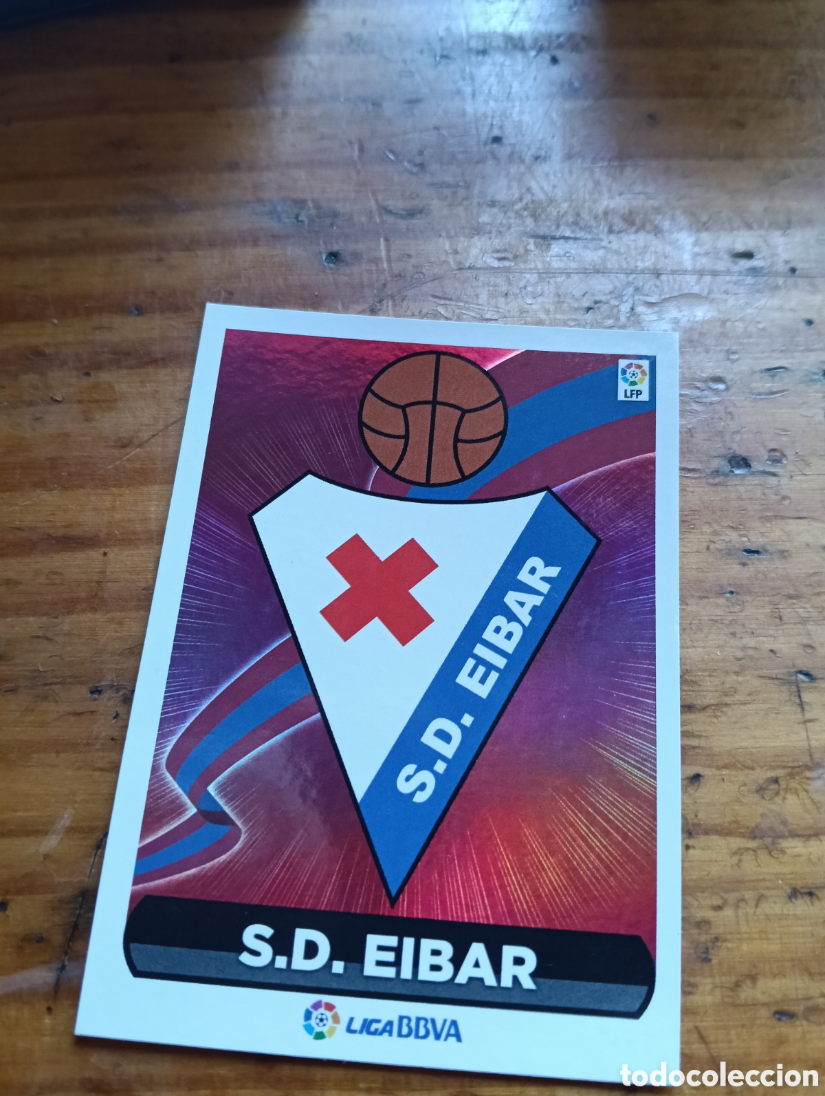 Cromos de F&uacute;tbol: Cromo N&deg;23 Escudo (S.D. Eibar) LaLiga Este 2014-15 panini