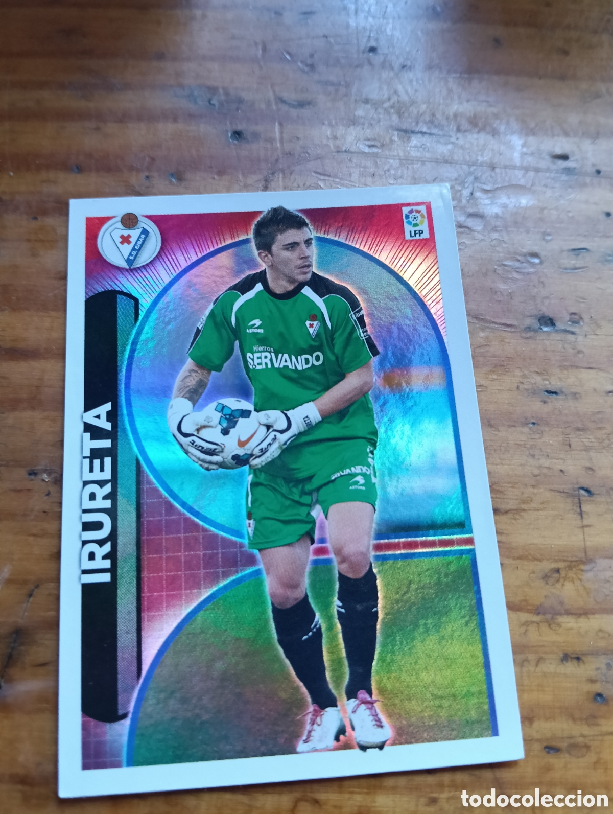 Cromos de F&uacute;tbol: Cromo N&deg; 25 Irureta (S.D. Eibar) LaLiga Este 2014-15 Panini