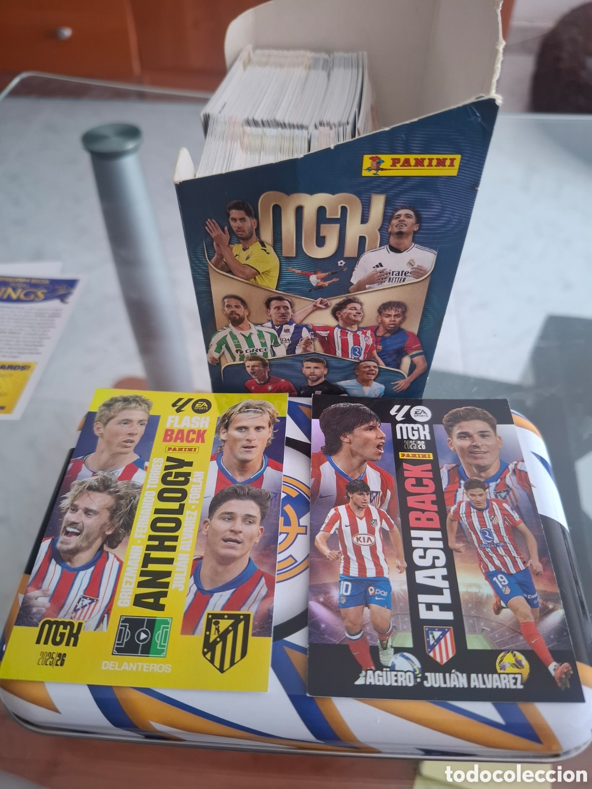 Cromos de F&uacute;tbol: Lote Atletico de Madrid Megacracks 25 26
