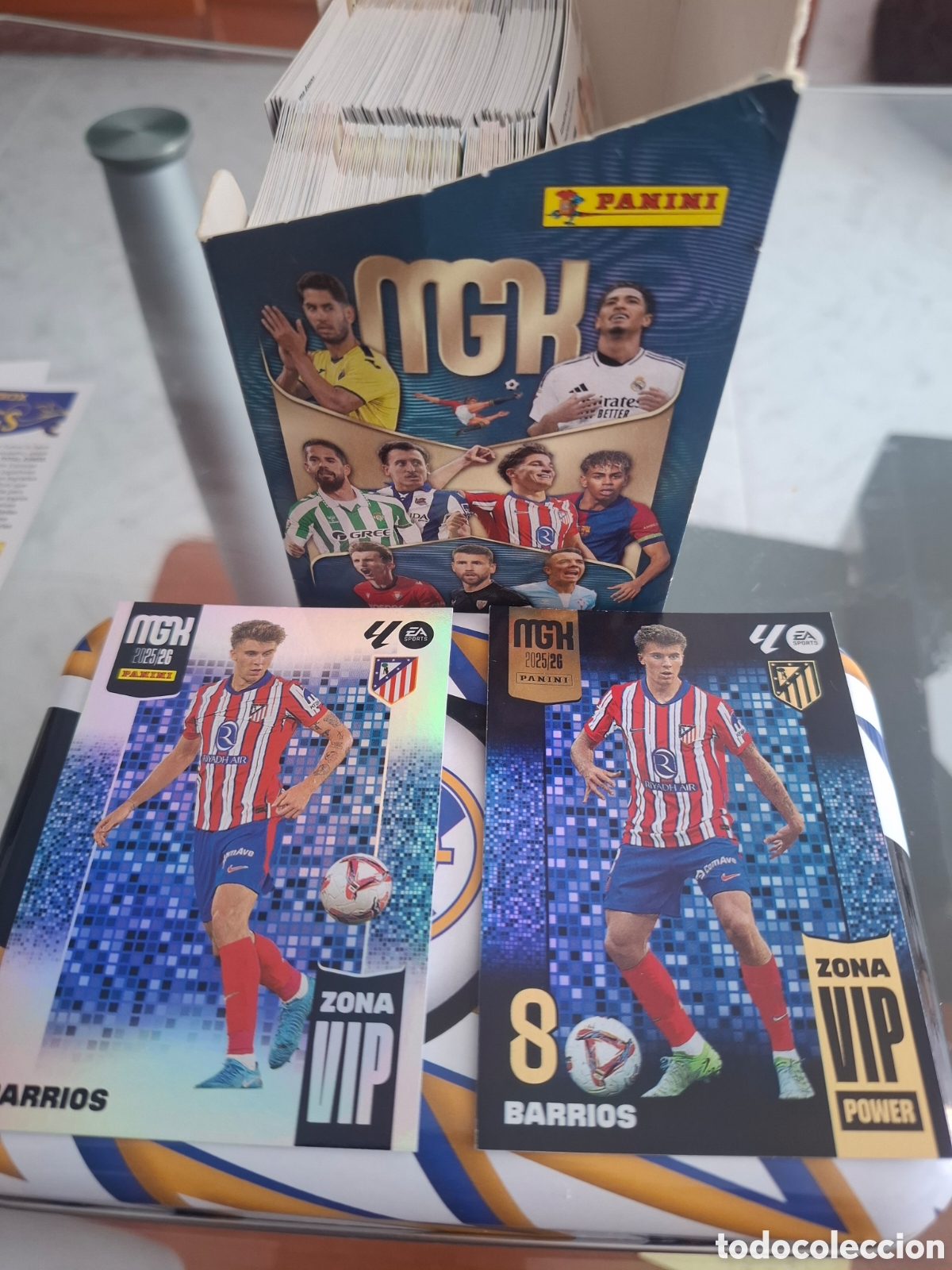 Cromos de F&uacute;tbol: Lote Pablo Barrios Megacracks 25 26