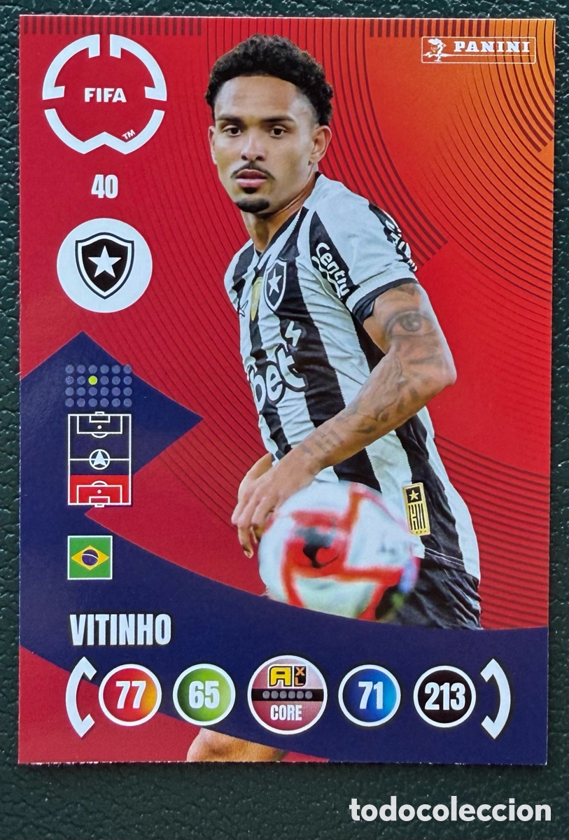 Cromos de F&uacute;tbol: 40 VITINHO BOTAFOGO FICHAS ALBUM ADRENALYN XL FIFA CLUB WORLD CUP 2025
