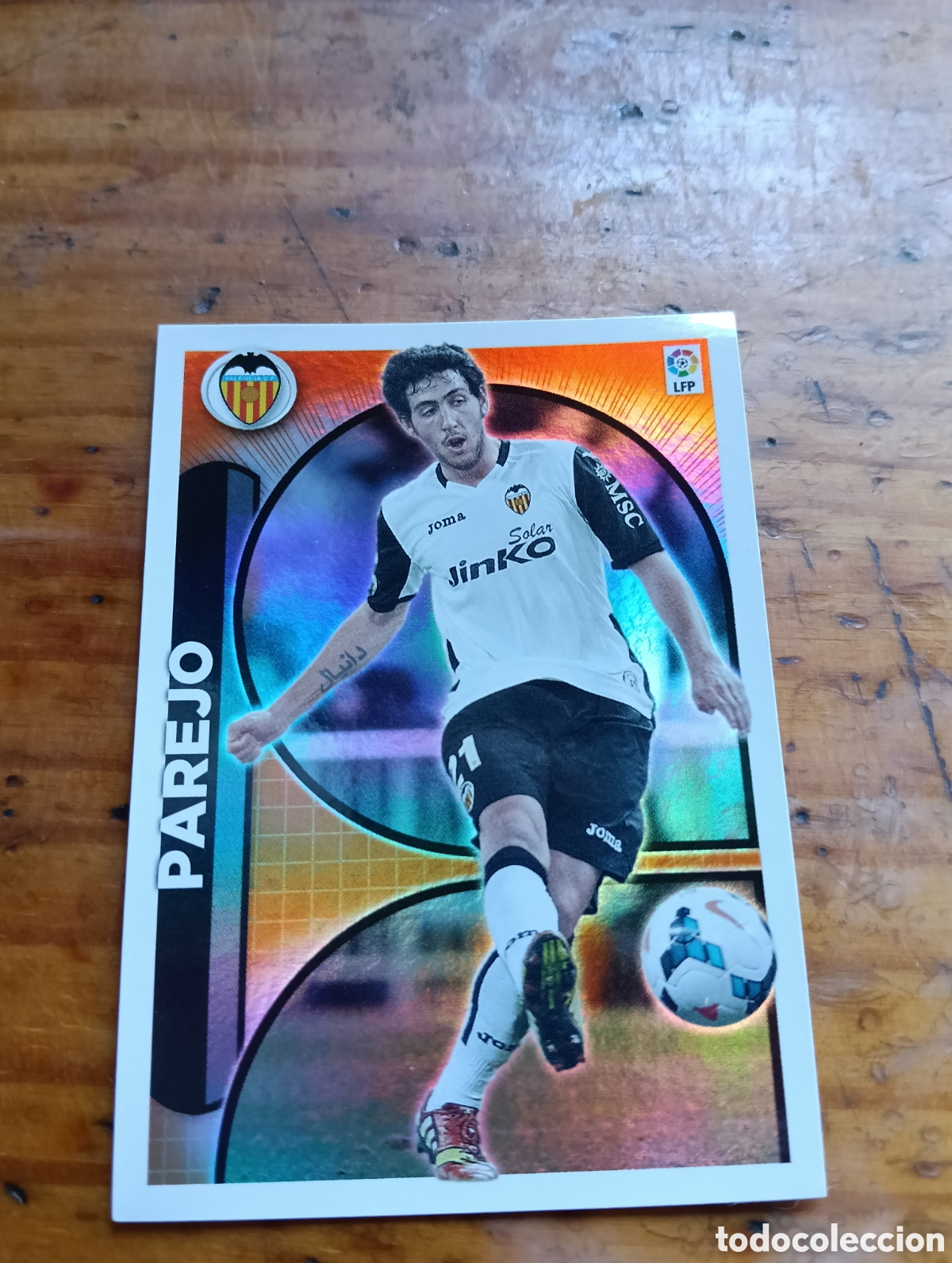 Cromos de Futebol: Cromo N&deg; 25 Parejo ( Valencia C.F) LaLiga Este 2014-15 Panini