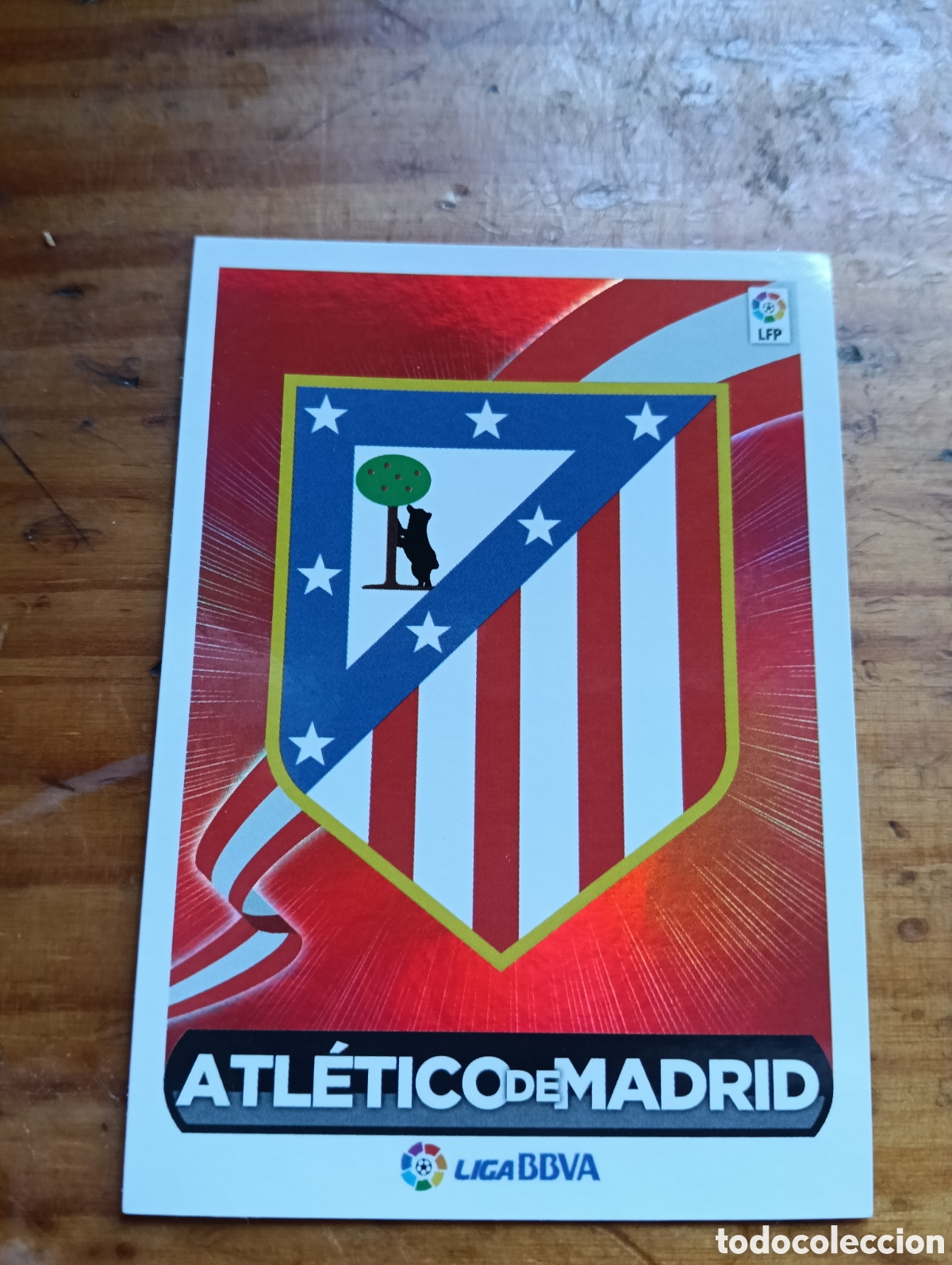 Cromos de Futebol: Cromo N&deg; 23 Escudo ( Atl&eacute;tico de Madrid) LaLiga Este 2014-15 panini
