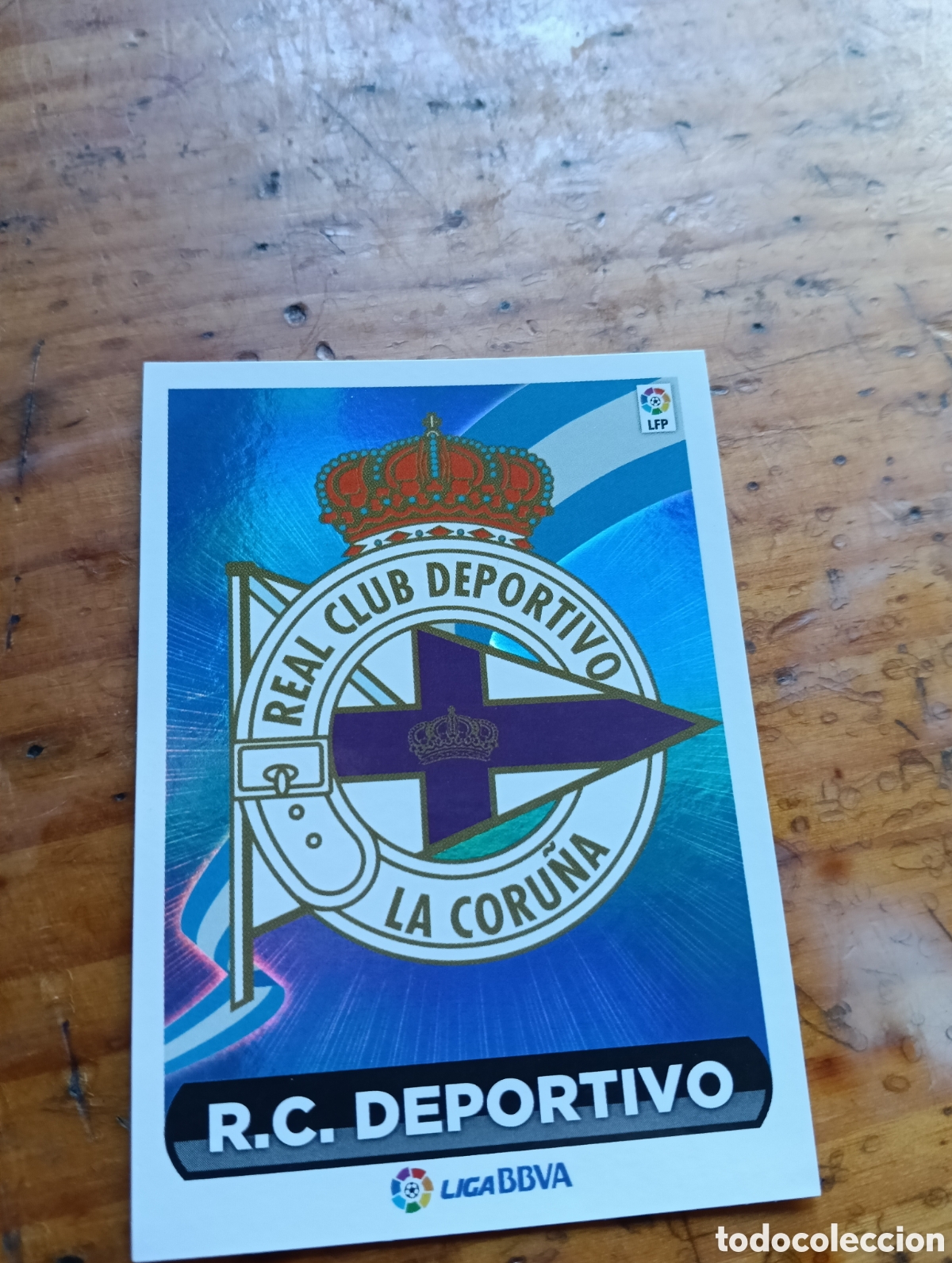 Cromos de Futebol: Cromo N&deg; 23 Escudo (R.C Deportivo) LaLiga Este 2014-15 panini