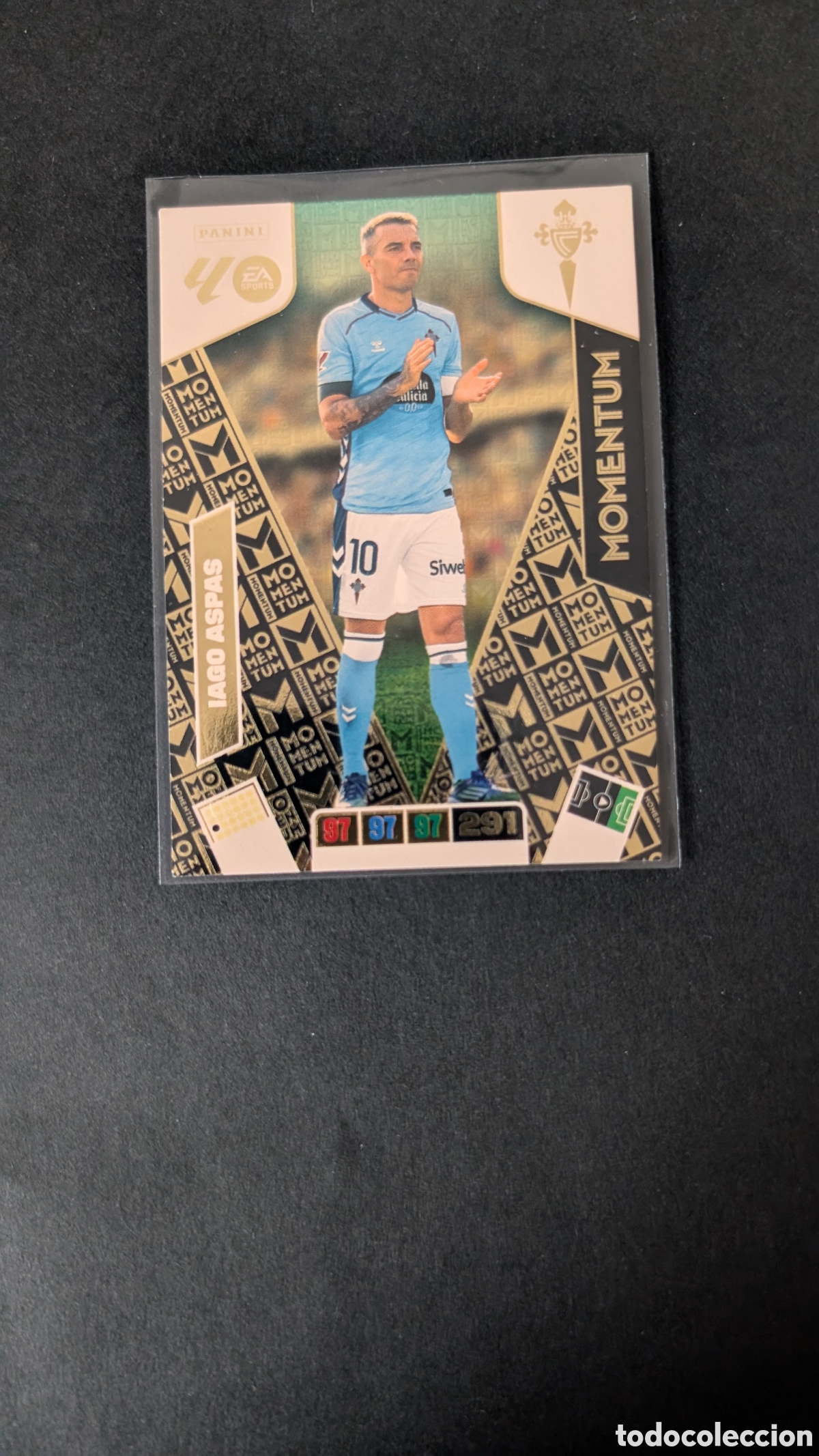 Cromos de F&uacute;tbol: IAGO ASPAS CELTA MOMENTUM ADRENALYN XL LIGA 2025/2026 25 26 PANINI