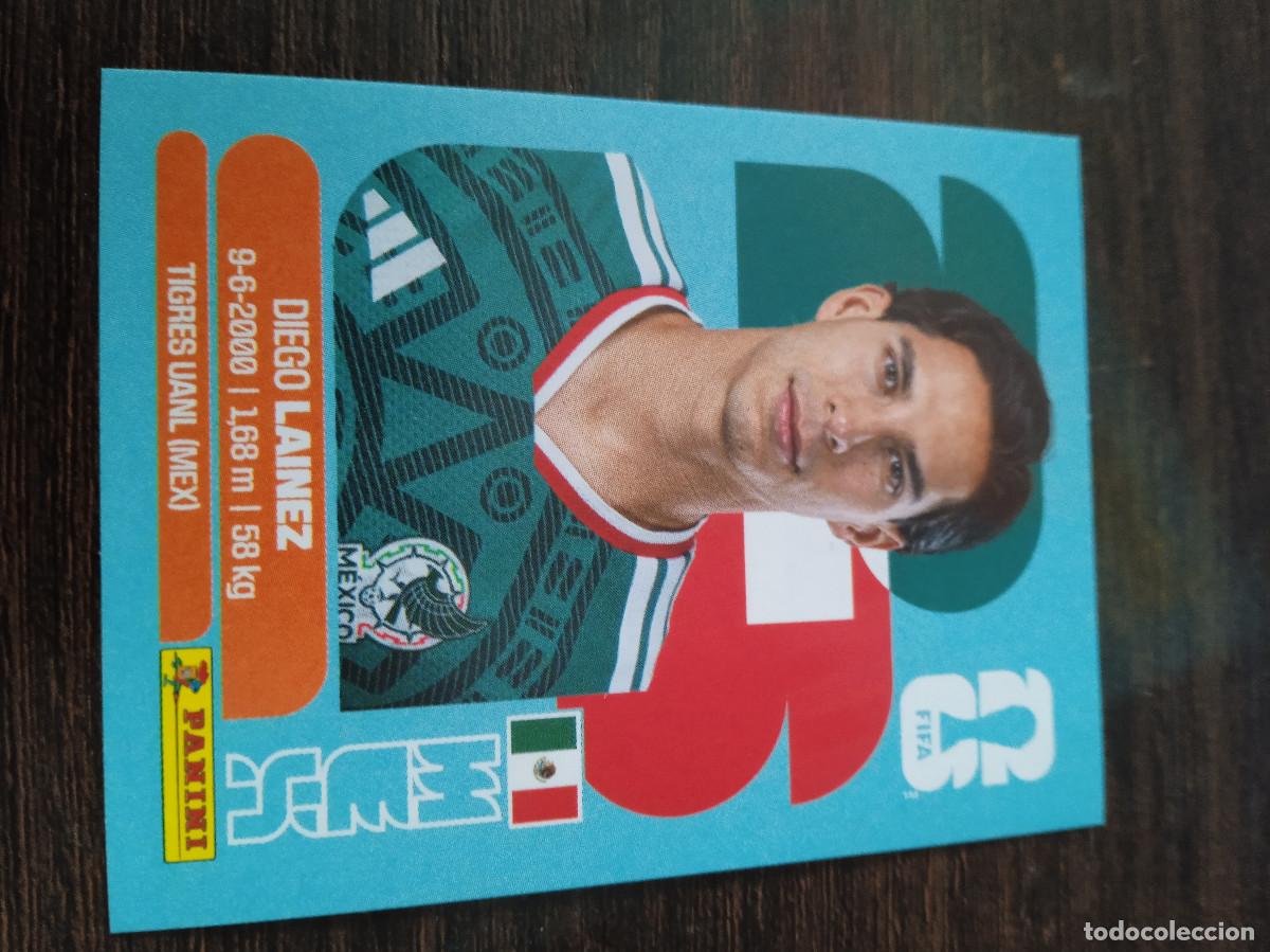 Cromos de F&uacute;tbol: Cromo Mundial Futbol 2026 Panini canada usa Mexico Mexico Diego lainez MEX 8