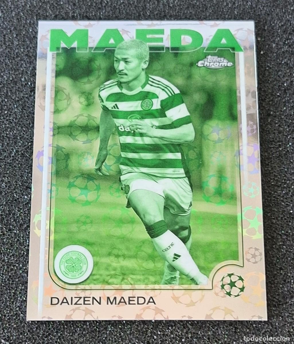 Cromos de F&uacute;tbol: Daizen Maeda Celtic FC Topps Chrome Soccer #130 Starball Night Vision