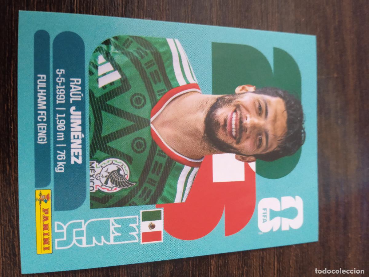 Cromos de F&uacute;tbol: Cromo Mundial Futbol 2026 Panini canada usa Mexico Mexico Raul Jimenez MEX 17