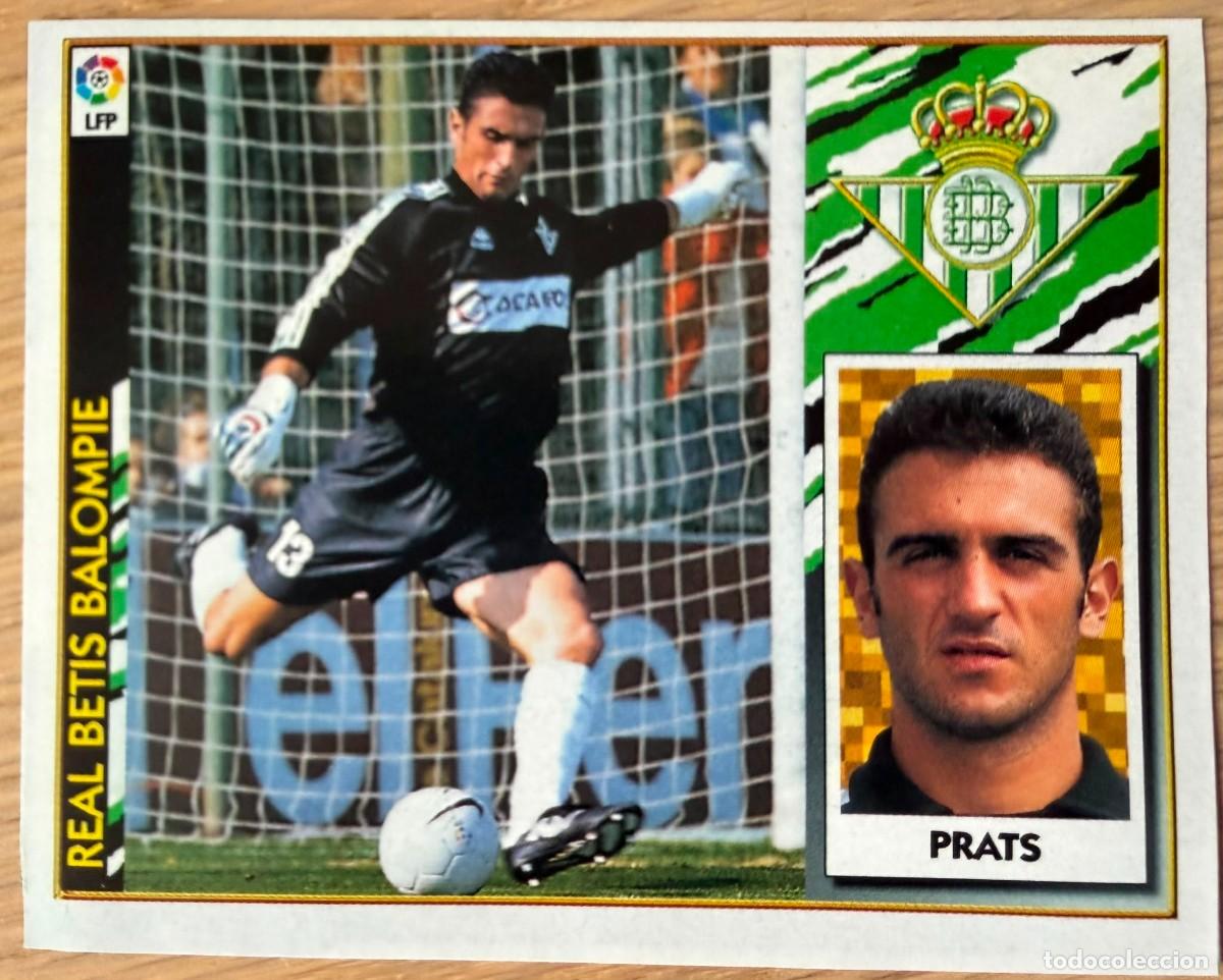 Cromos de F&uacute;tbol: PRATS REAL BETIS 97 98 1997 1998 LIGA EDICIONES ESTE RECORTADO STICKER