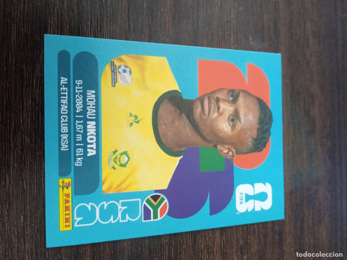Cromos de F&uacute;tbol: Cromo Mundial Futbol 2026 Panini canada usa Mexico Sudafrica Mohau Nkota RSA 19