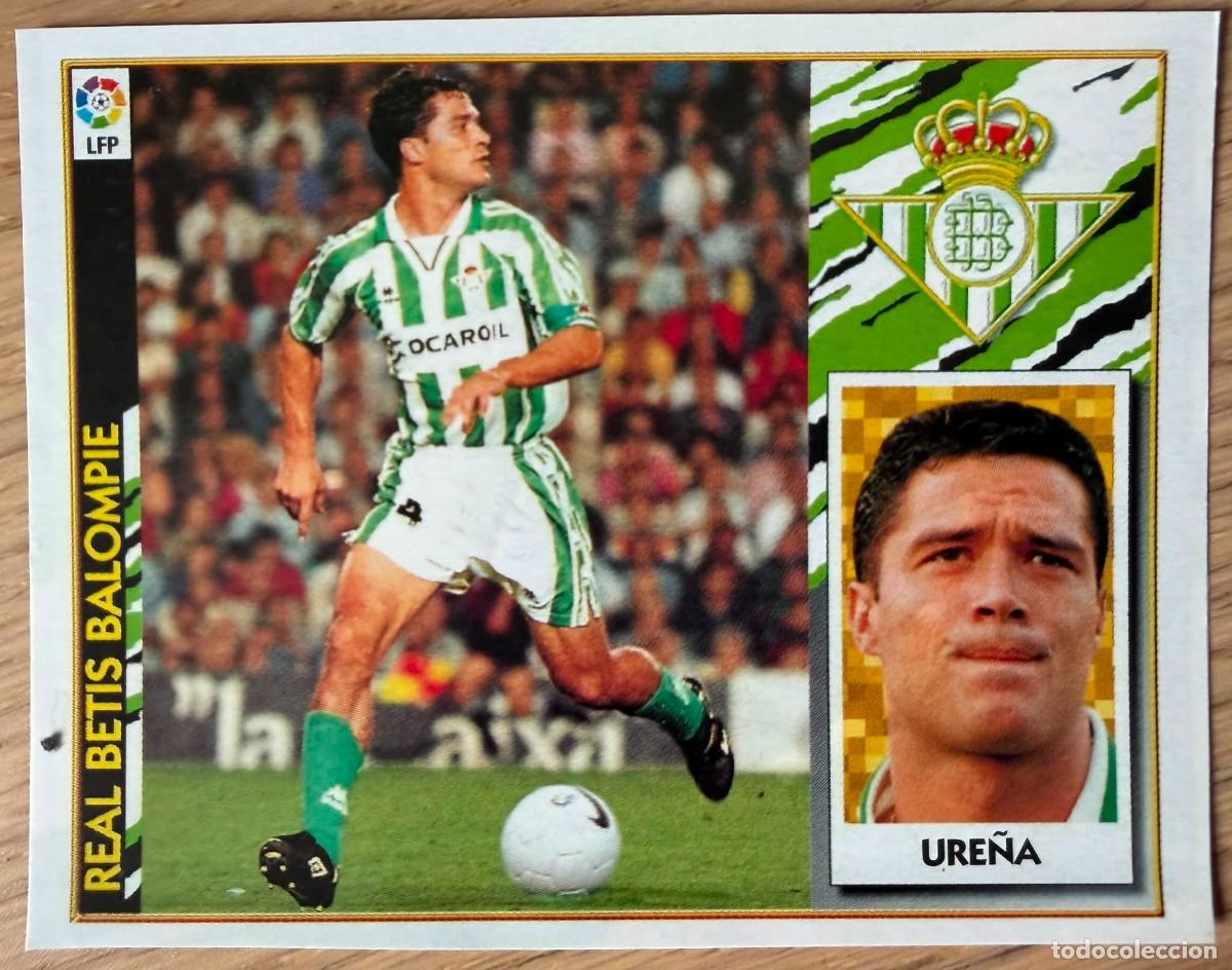 Cromos de F&uacute;tbol: URE&Ntilde;A REAL BETIS 97 98 1997 1998 LIGA EDICIONES ESTE RECORTADO STICKER