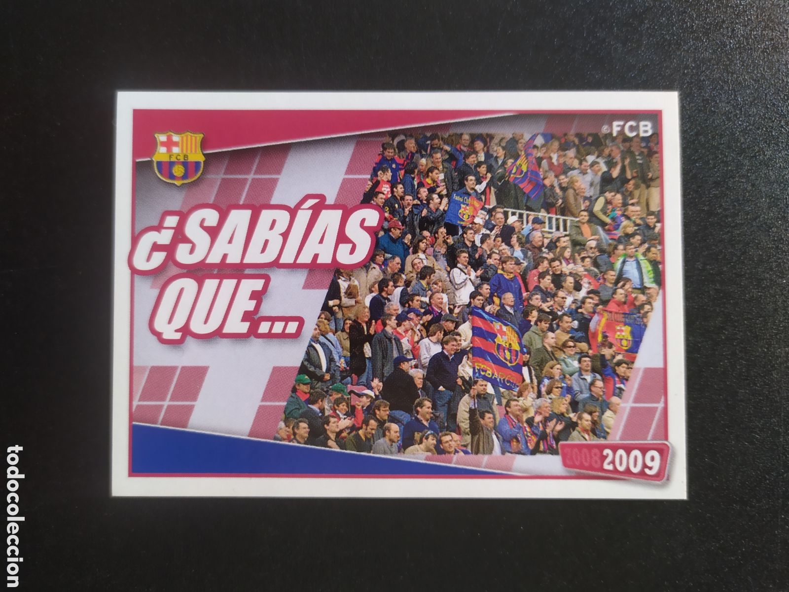 Cromos de F&uacute;tbol: FC Barcelona colecci&oacute;n oficial 2008 2009 08 09 panini n&deg; 173 celebraci&oacute;n sin pegar