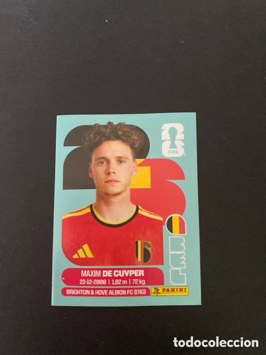 Football Stickers: Cromo Belgica N* 7 Mundial 2026