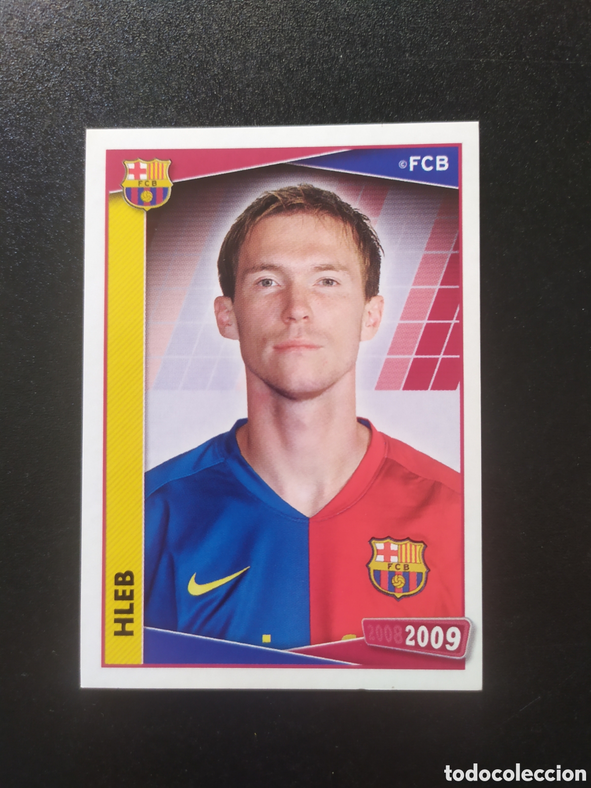 Football Stickers: FC Barcelona colecci&oacute;n oficial 2008 2009 08 09 panini n&deg; 118 Hleb sin pegar