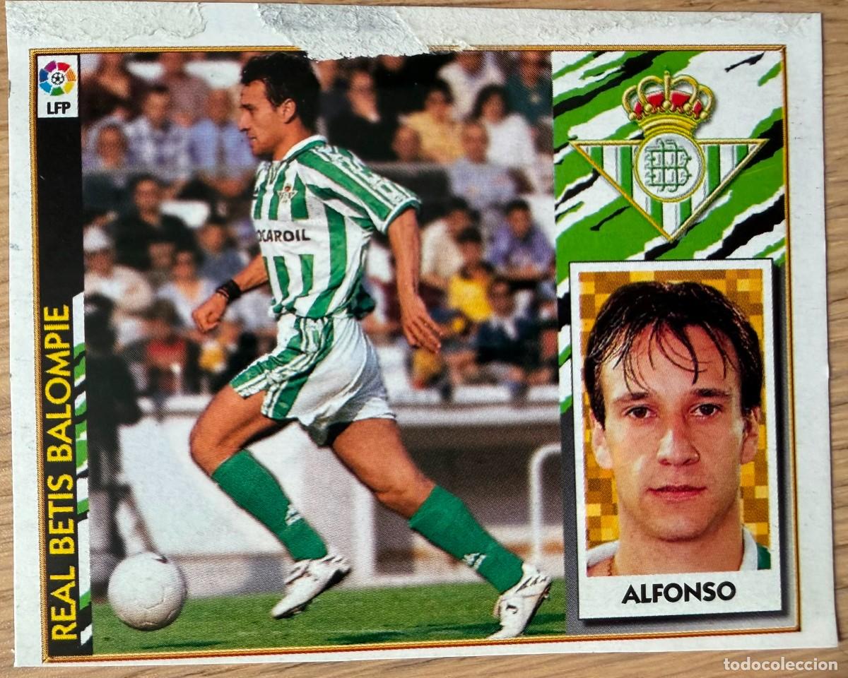 Cromos de F&uacute;tbol: ALFONSO REAL BETIS 97 98 1997 1998 LIGA EDICIONES ESTE RECORTADO STICKER