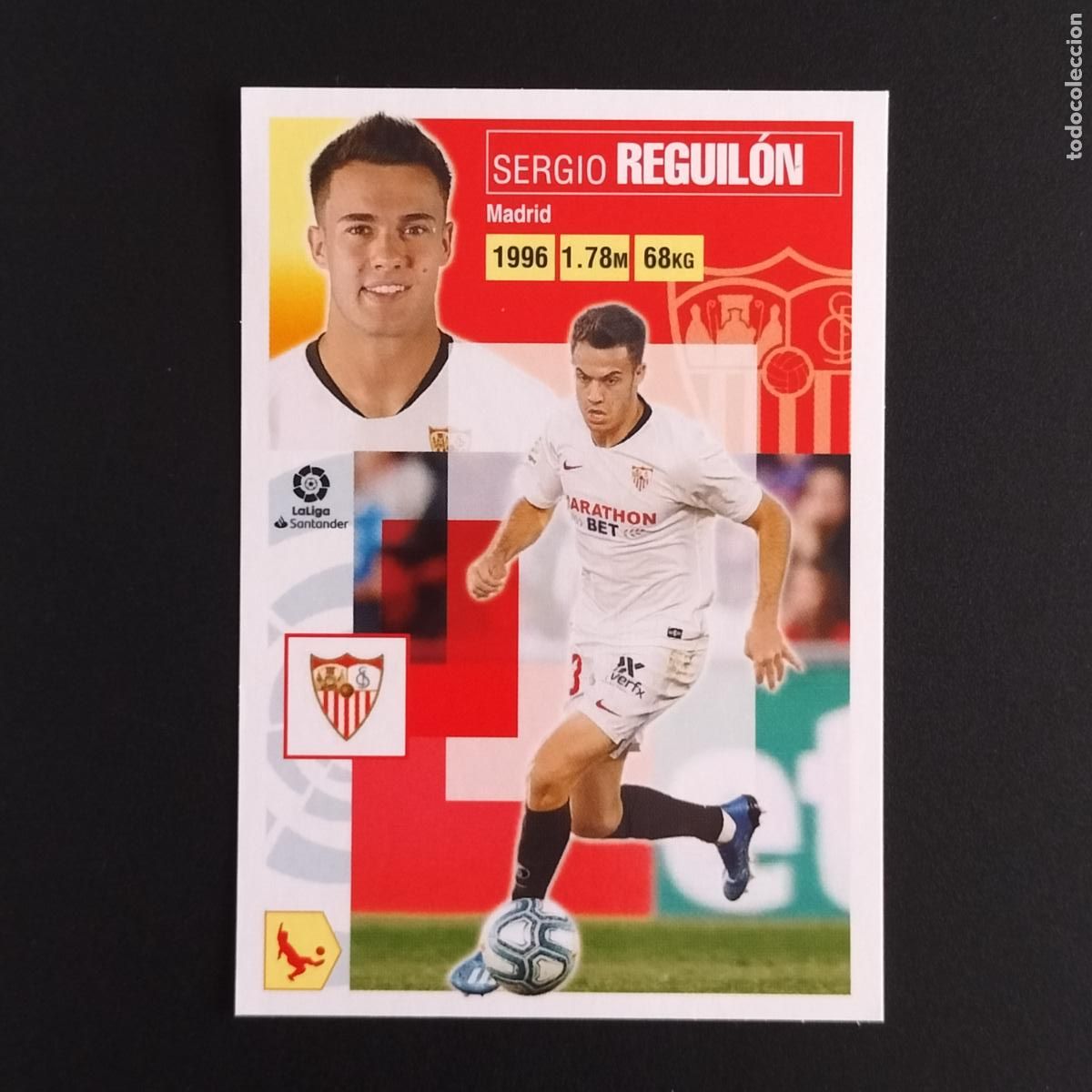 Cromos de F&uacute;tbol: N&ordm; 8 REGUILON SEVILLA CROMOS LALIGA SANTANDER ESTE 2020 2021 20 21 LIGA PANINI
