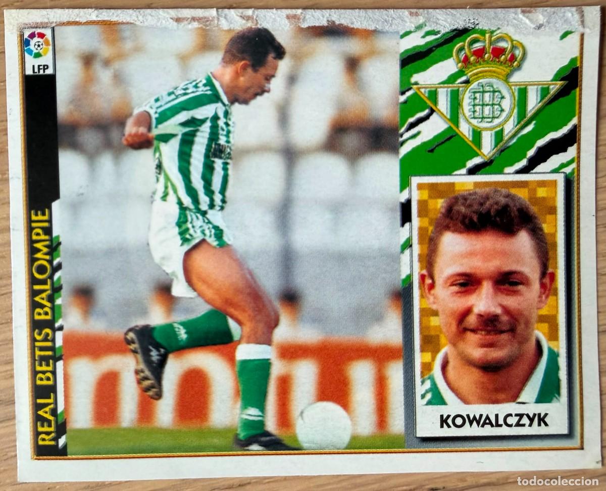 Cromos de F&uacute;tbol: KOWALCZYK REAL BETIS 97 98 1997 1998 LIGA EDICIONES ESTE RECORTADO STICKER