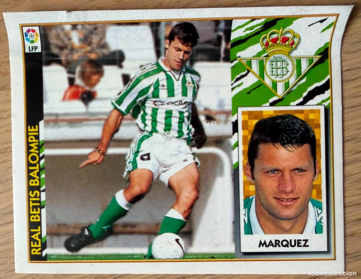 Cromos de F&uacute;tbol: MARQUEZ REAL BETIS 97 98 1997 1998 LIGA EDICIONES ESTE VENTANILLA STICKER