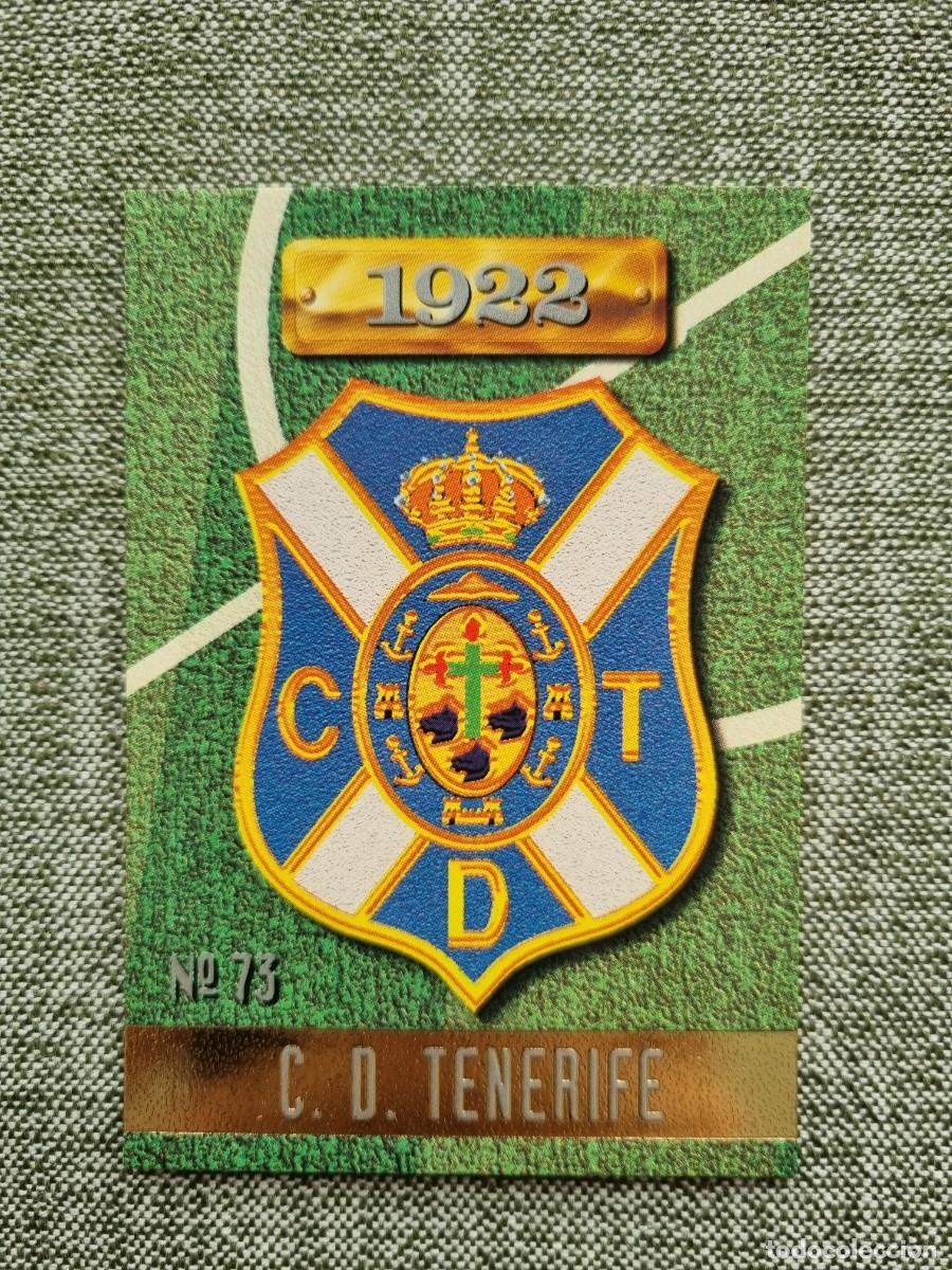 Cromos de F&uacute;tbol: 73 ESCUDO (CD Tenerife). Las Fichas de la Liga 1996 1997 96 97 (Mundicromo)