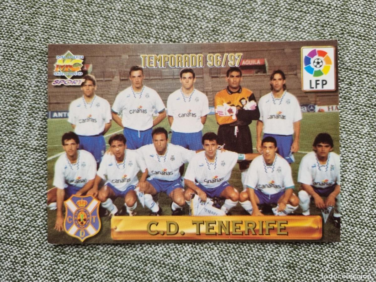 Cromos de F&uacute;tbol: 73 PLANTILLA (CD Tenerife). Las Fichas de la Liga 1996 1997 96 97 (Mundicromo)