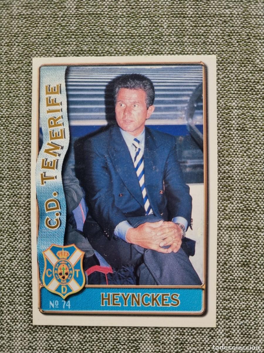 Cromos de F&uacute;tbol: 74 HEYNCKES (CD Tenerife). Las Fichas de la Liga 1996 1997 96 97 (Mundicromo)