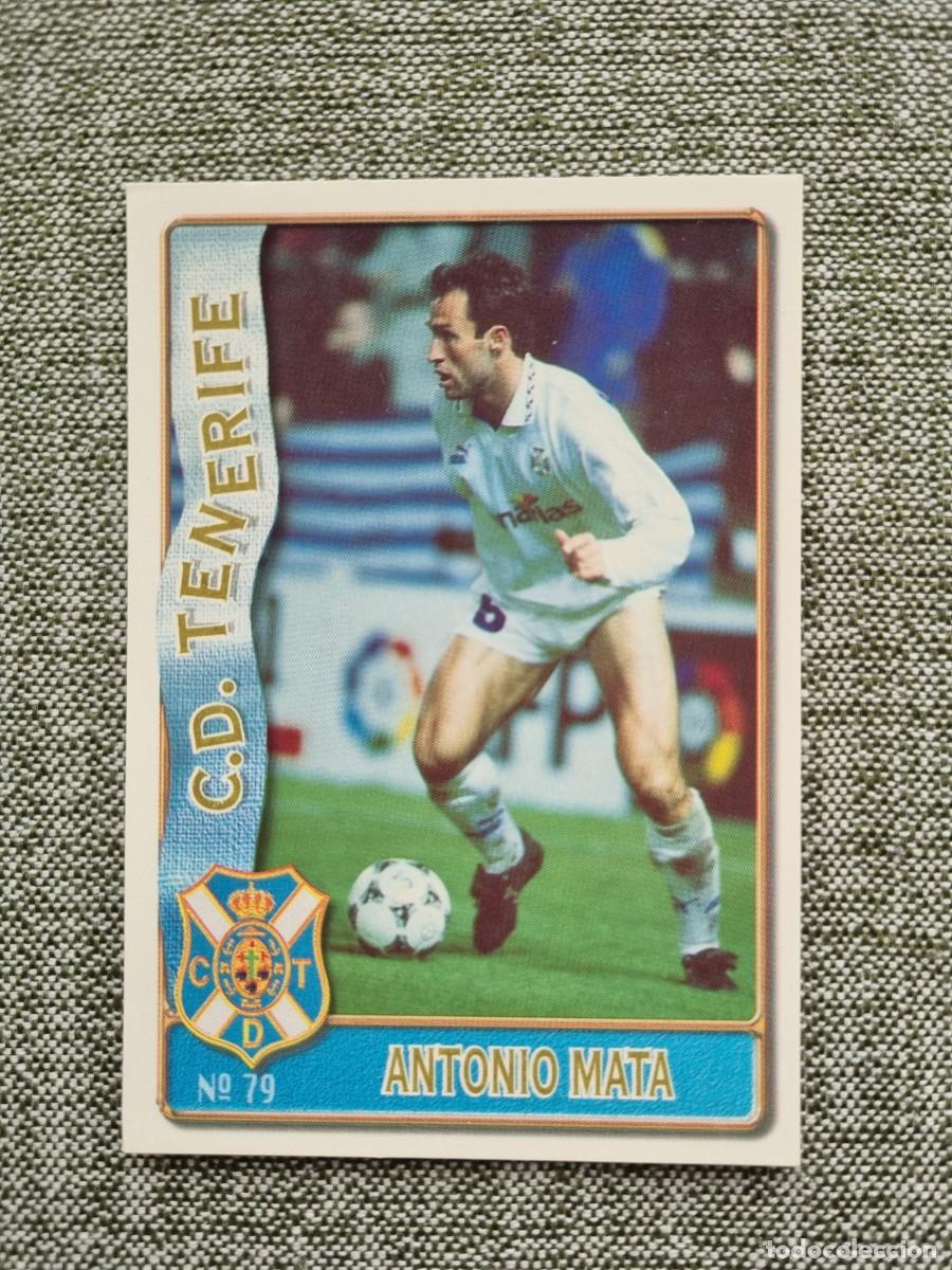 Cromos de F&uacute;tbol: 79 ANTONIO MATA (CD Tenerife). Las Fichas de la Liga 1996 1997 96 97 (Mundicromo)