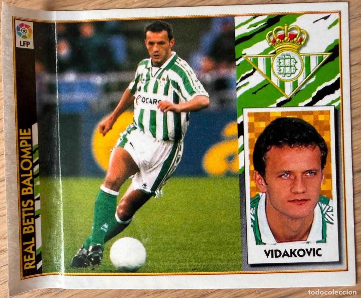 Cromos de F&uacute;tbol: VIDAKOVIC REAL BETIS 97 98 1997 1998 LIGA EDICIONES ESTE VENTANILLA STICKER