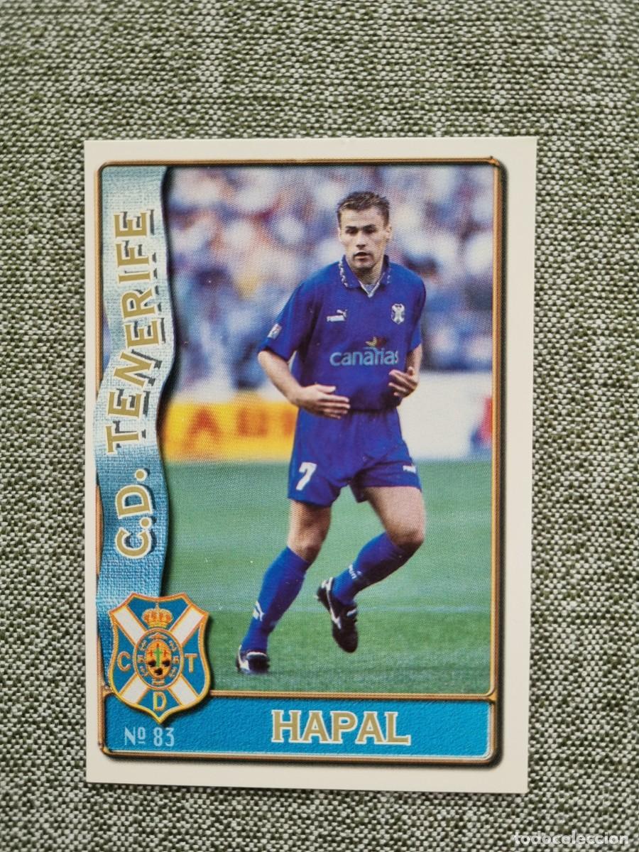 Cromos de F&uacute;tbol: 83 HAPAL (CD Tenerife). Las Fichas de la Liga 1996 1997 96 97 (Mundicromo)