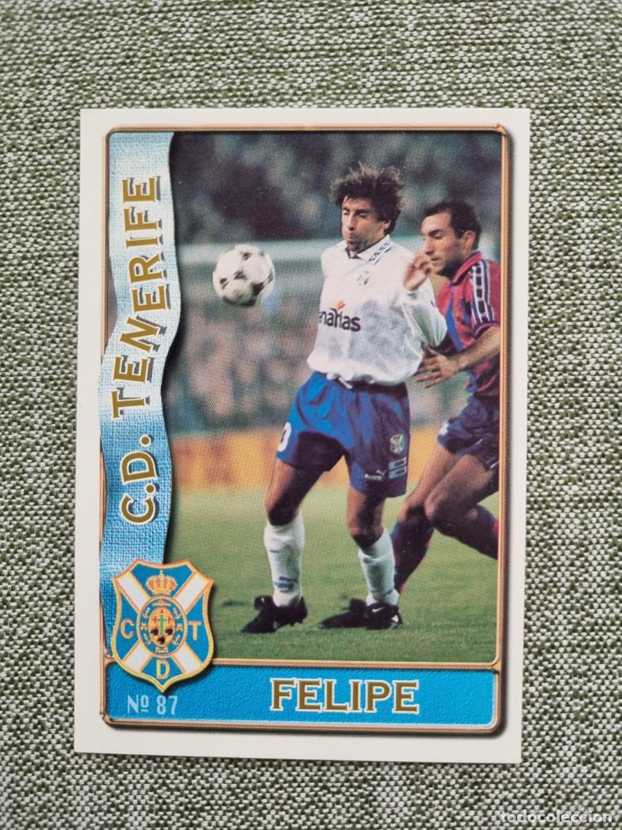 Cromos de F&uacute;tbol: 87 FELIPE (CD Tenerife). Las Fichas de la Liga 1996 1997 96 97 (Mundicromo)