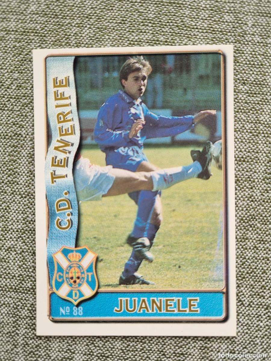 Cromos de F&uacute;tbol: 88 JUANELE (CD Tenerife). Las Fichas de la Liga 1996 1997 96 97 (Mundicromo)