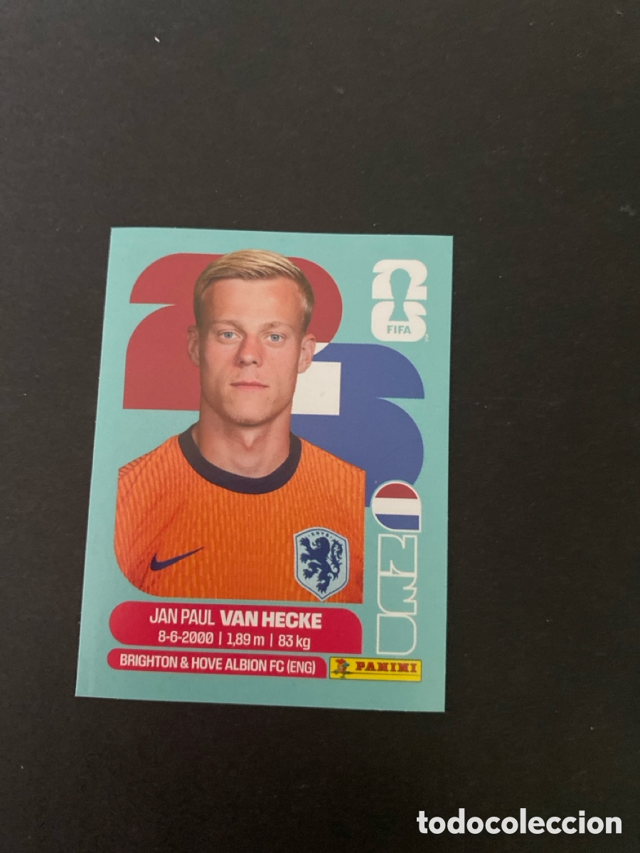 Cromos de F&uacute;tbol: Cromo Holanda N* 9 Mundial 2026