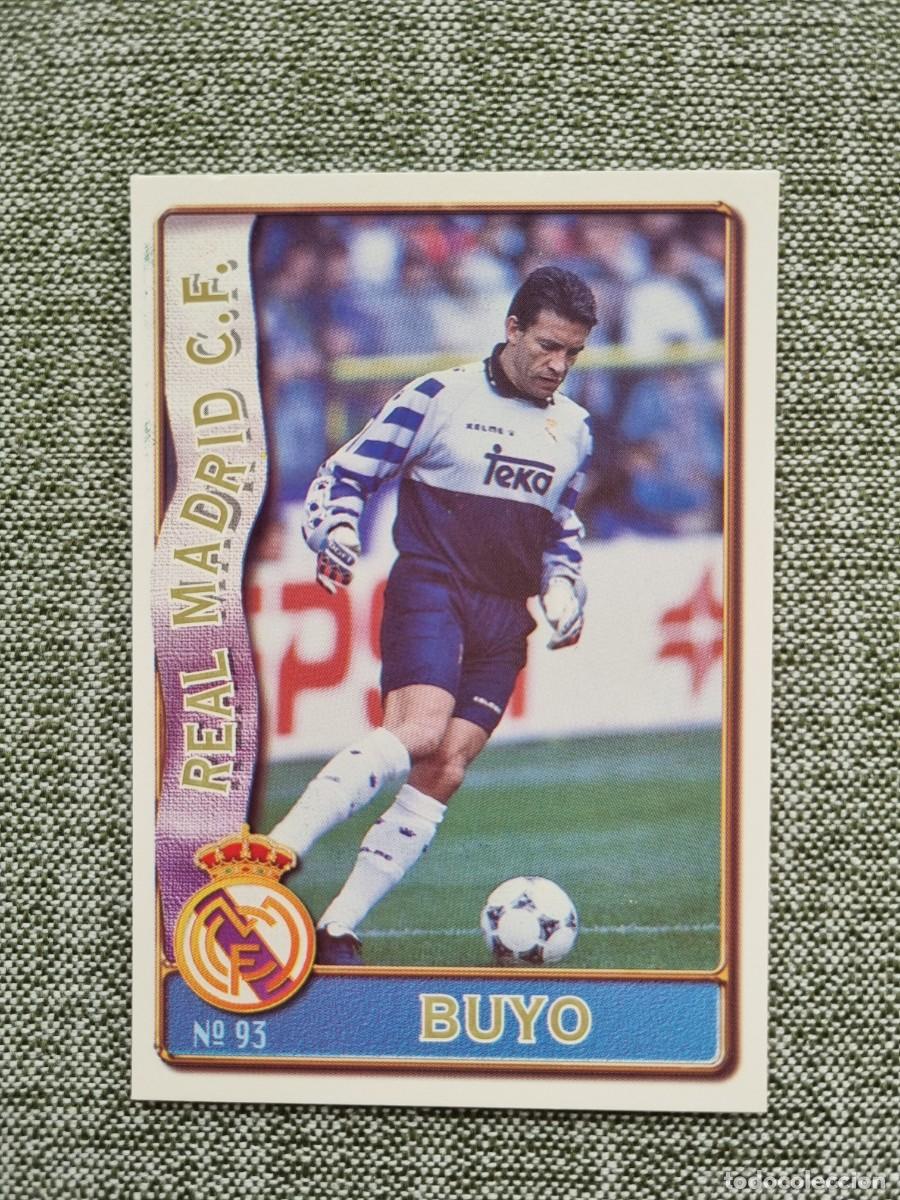 Cromos de F&uacute;tbol: 93 BUYO (Real Madrid CF). Las Fichas de la Liga 1996 1997 96 97 (Mundicromo)