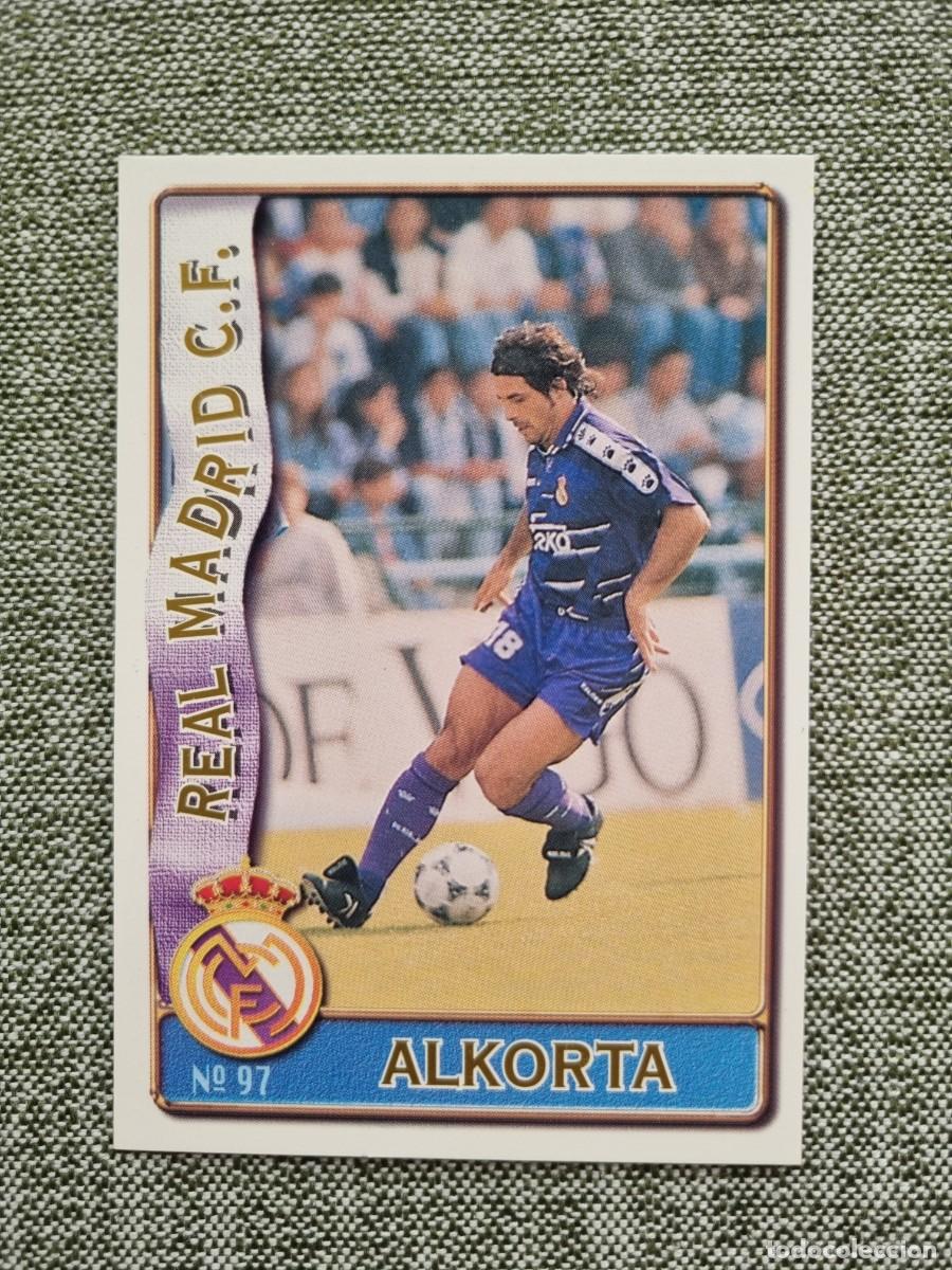 Cromos de F&uacute;tbol: 97 ALKORTA (Real Madrid CF). Las Fichas de la Liga 1996 1997 96 97 (Mundicromo)
