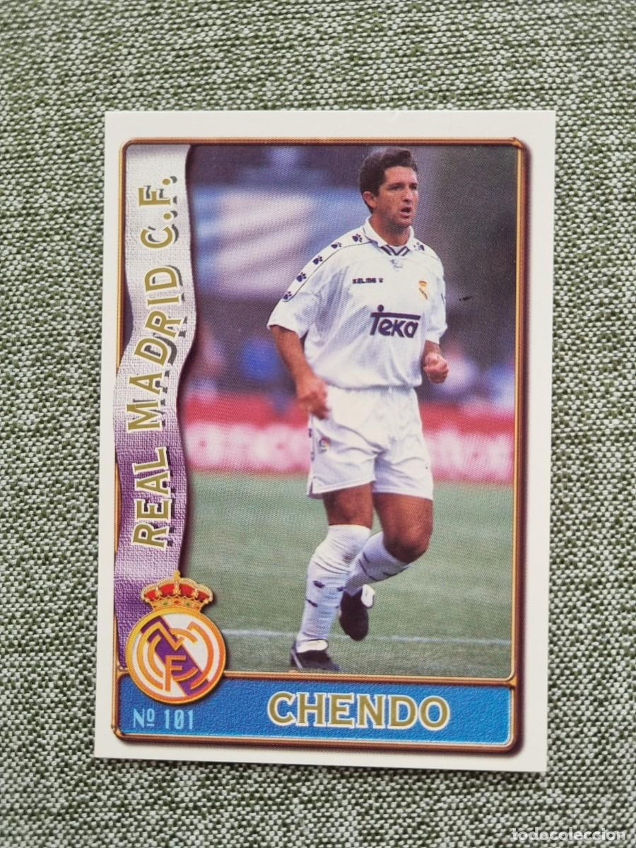 Cromos de F&uacute;tbol: 101 CHENDO (Real Madrid CF). Las Fichas de la Liga 1996 1997 96 97 (Mundicromo)