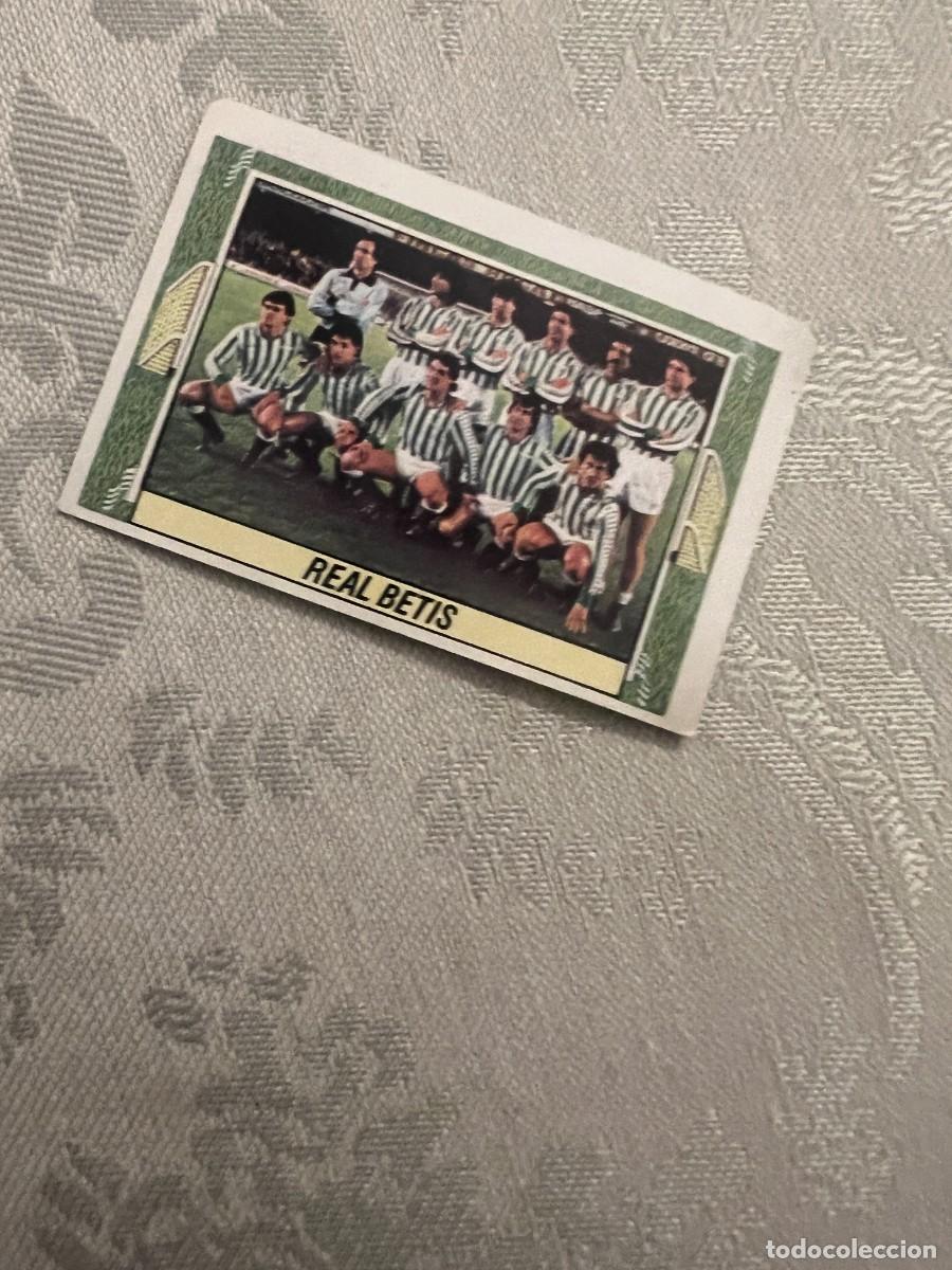 Cartes &agrave; collectionner de Football: ALINEACI&Oacute;N REAL BETIS NUNCA PEGADO LIGA ESTE 1984/85 84 85