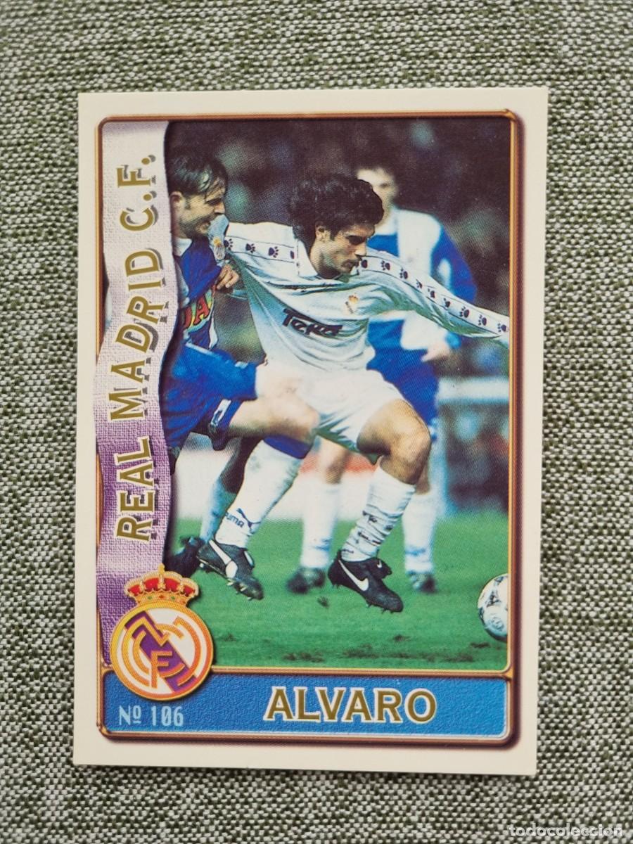 Figurine di Calcio: 106 &Aacute;LVARO BENITO (Real Madrid CF). Las Fichas de la Liga 1996 1997 96 97 (Mundicromo)
