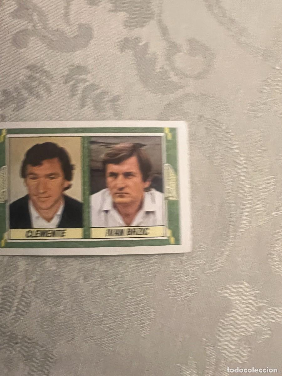 Cromos de F&uacute;tbol: CLEMENTE - IVAN BRZIC ENTRENADORES NUNCA PEGADO LIGA ESTE 1984/85 84 85