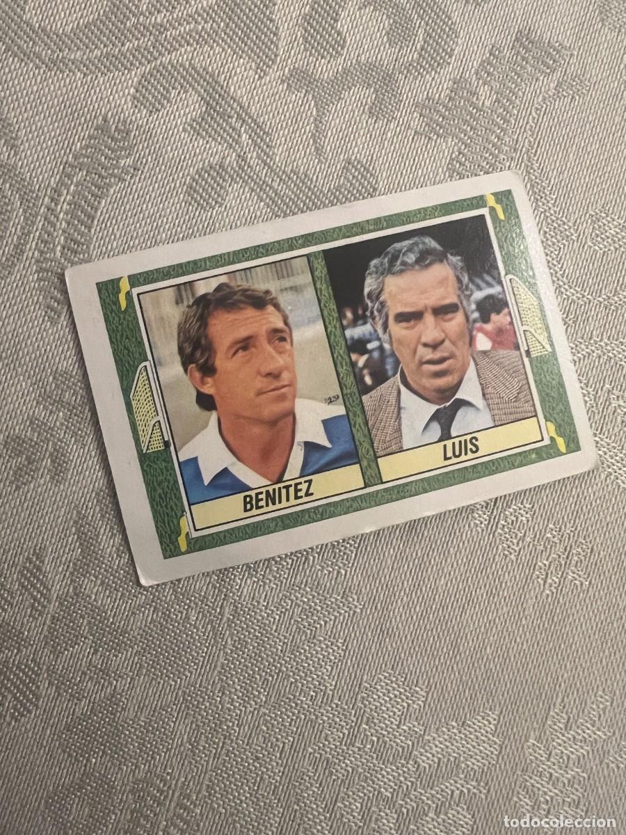 Cromos de F&uacute;tbol: BENITEZ LUIS ARAGONES ENTRENADORES NUNCA PEGADO LIGA ESTE 1984/85 84 85