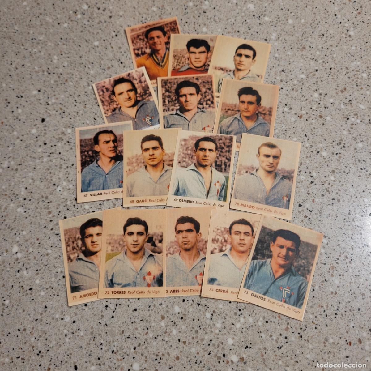 Cromos de F&uacute;tbol: CELTA DE VIGO EQUIPO COMPLETO RUIZ ROMERO 1955. LEER COMENTARIOS