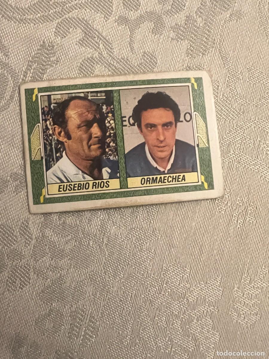 Cromos de F&uacute;tbol: EUSEBIO RIOS - ORMAECHEA ENTRENADORES NUNCA PEGADO LIGA ESTE 1984/85 84 85