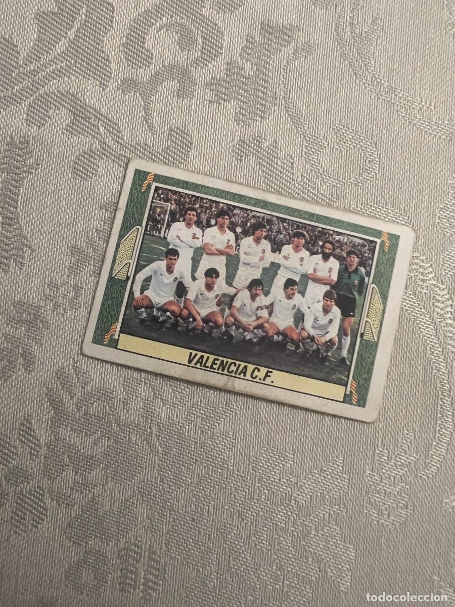 Cromos de F&uacute;tbol: ALINEACI&Oacute;N VALENCIA NUNCA PEGADO LIGA ESTE 1984/85 84 85