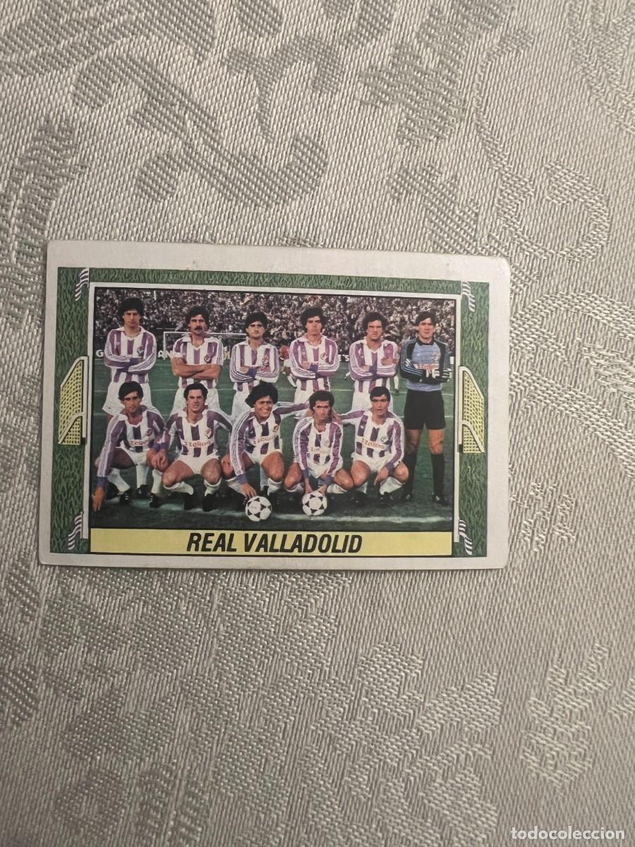 Cromos de F&uacute;tbol: ALINEACI&Oacute;N REAL VALLADOLID NUNCA PEGADO LIGA ESTE 1984/85 84 85