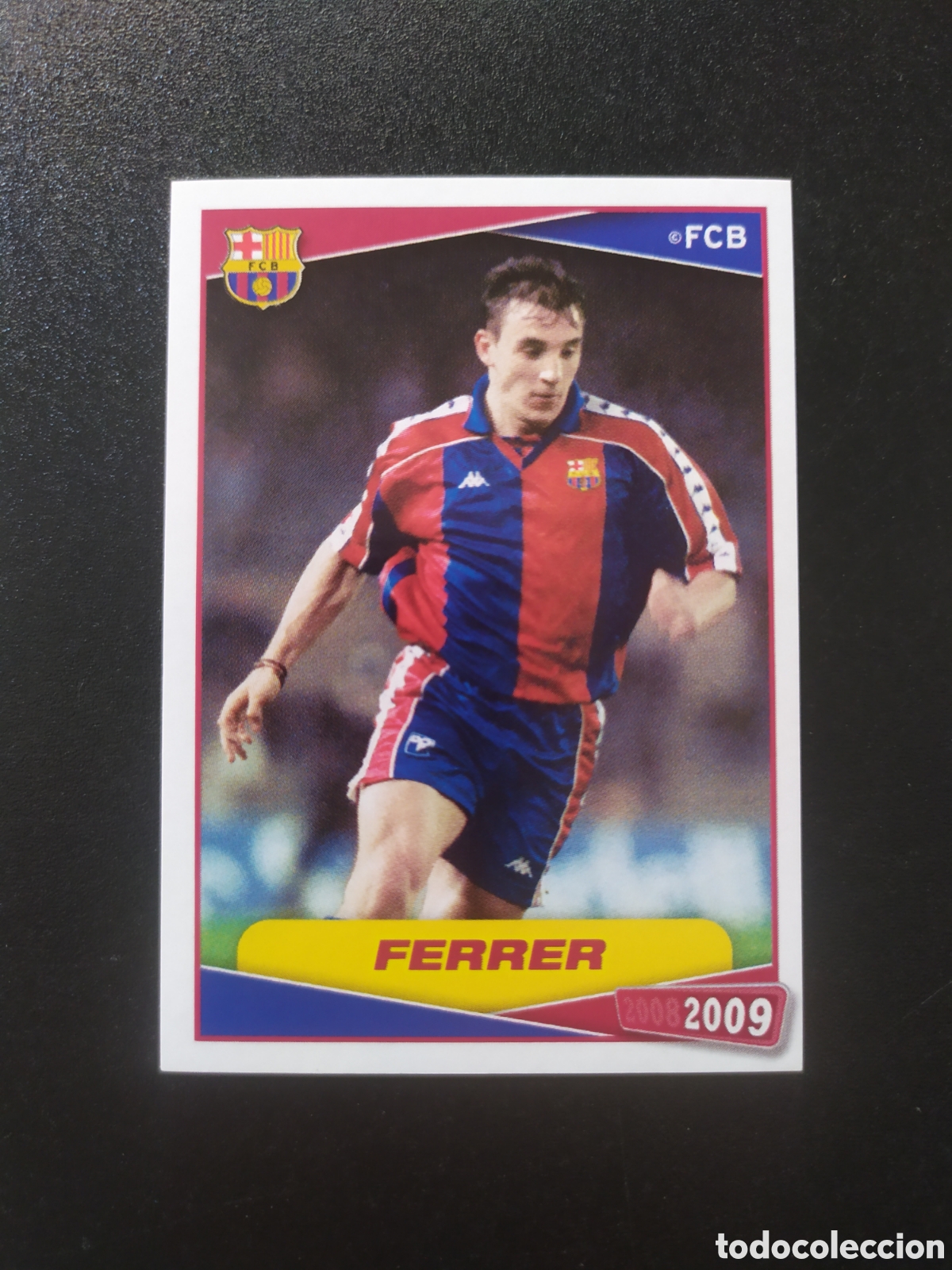 Cromos de F&uacute;tbol: FC Barcelona colecci&oacute;n oficial 2008 2009 08 09 panini Ferrer n&deg; 167 sin pegar