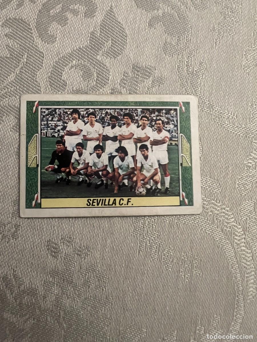 Cromos de F&uacute;tbol: ALINEACI&Oacute;N SEVILLA NUNCA PEGADO LIGA ESTE 1984/85 84 85