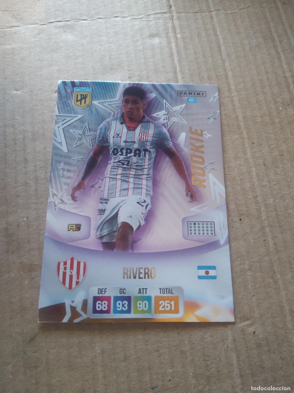 Cromos de F&uacute;tbol: 481 RIVERO UNION CROMO FUTBOL ARGENTINO PANINI LIGA ARGENTINA 2024 ADRENALYN