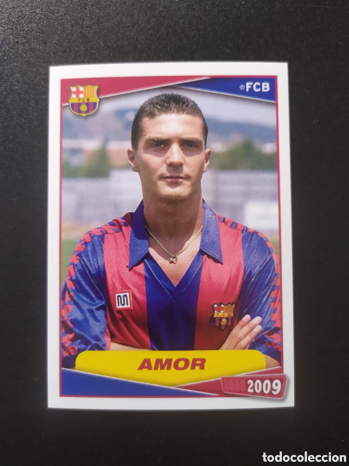 Cromos de F&uacute;tbol: FC Barcelona colecci&oacute;n oficial 2008 2009 08 09 panini Amor n&deg; 166 sin pegar