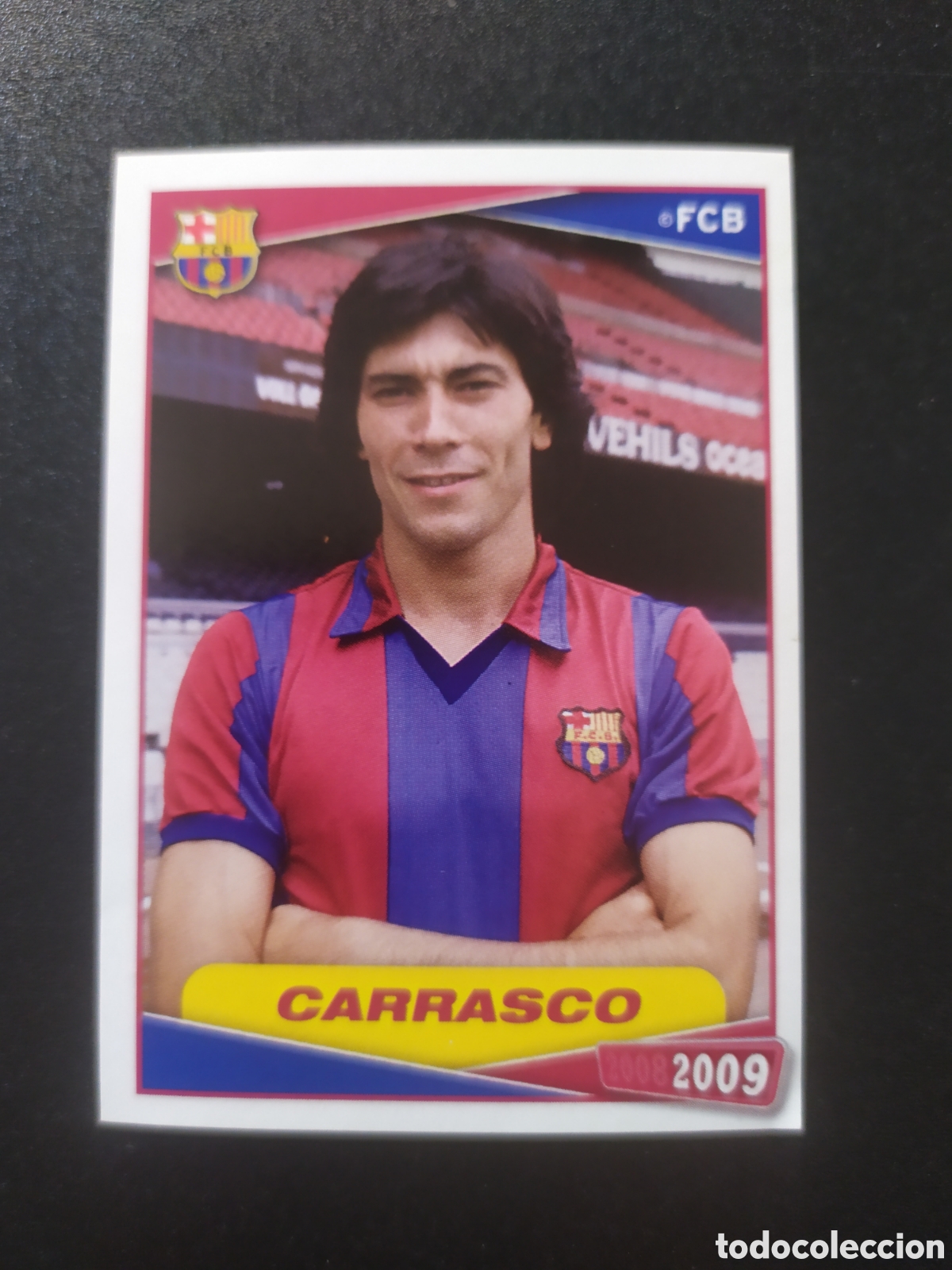 Cromos de F&uacute;tbol: FC Barcelona colecci&oacute;n oficial 2008 2009 08 09 panini Carrasco n&deg; 165 sin pegar